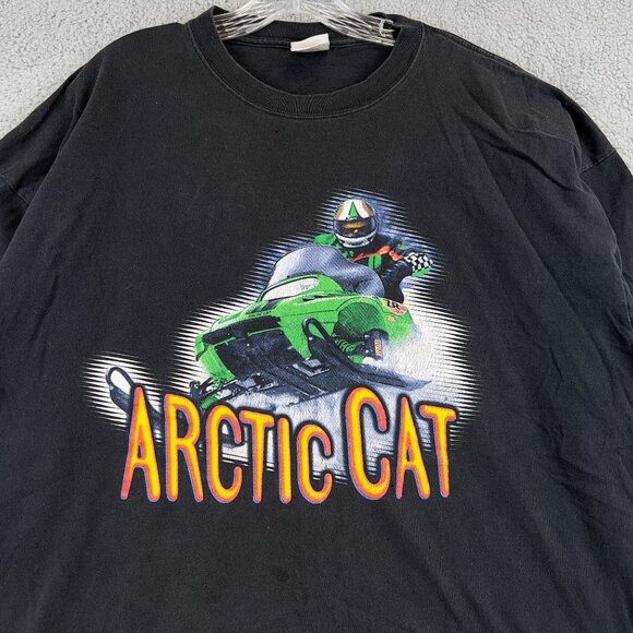 Vintage 90s Snowmobile Motorsport T shirt size 2XL - Picture 2 of 11